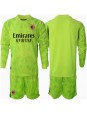 AC Milan Torwart Ausweichtrikot für Kinder 2024-25 Langarm (+ Kurze Hosen)